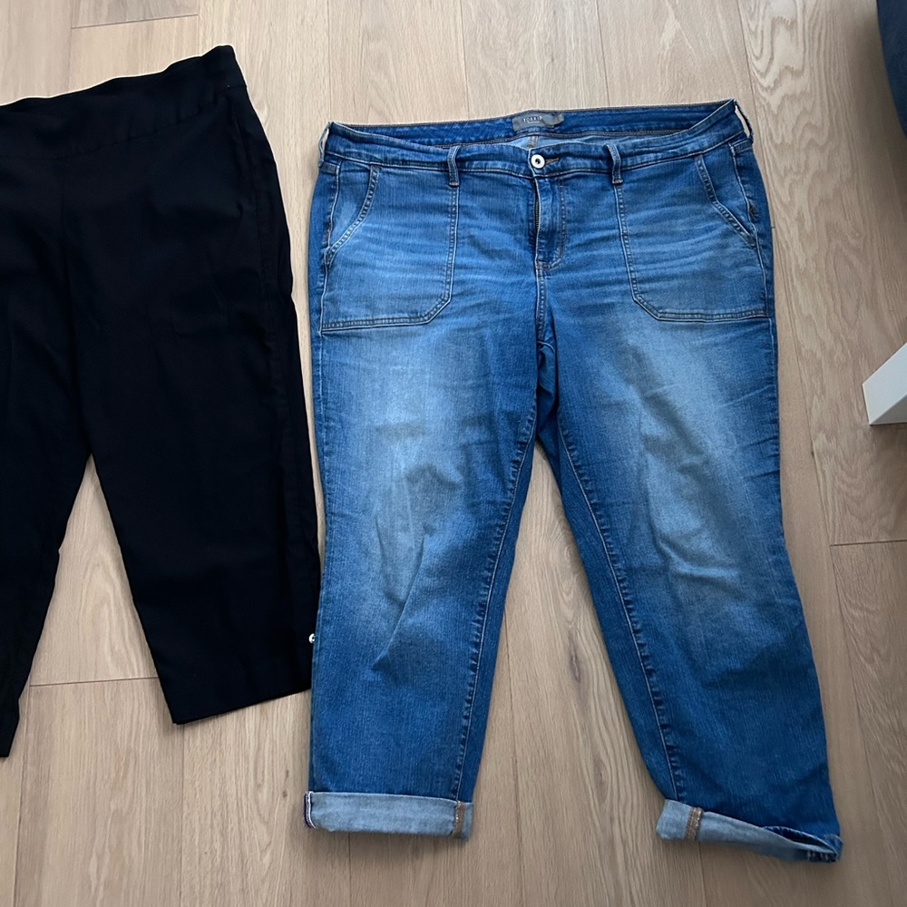 Plus size 20 Torid capri jeans